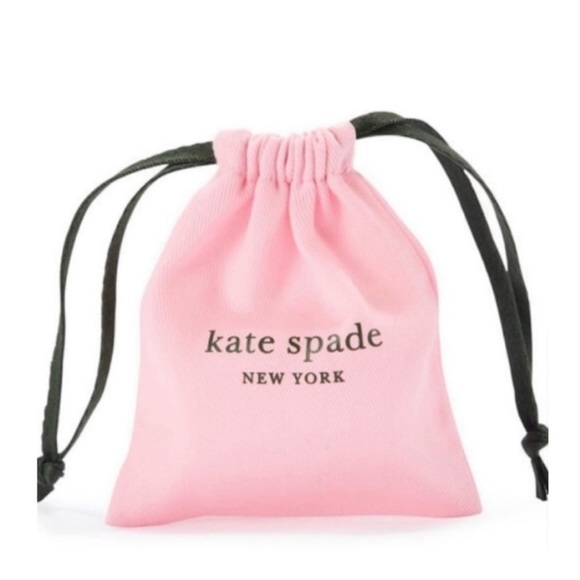 $88 Kate Spade ‘love bug’ beetle drop earrings in magenta and gold - Picture 3 of 5